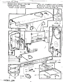 Base Assembly parts for Kenmore Sewing Machine 158.13572 (15813572, 158 13572) from AppliancePartsPros.com