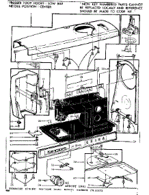 Base Assembly parts for Kenmore Sewing Machine 158.13573 (15813573, 158 13573) from AppliancePartsPros.com