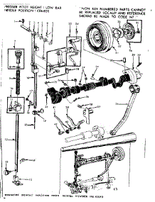 Presser Bar Assembly parts for Kenmore Sewing Machine 158.13573 (15813573, 158 13573) from AppliancePartsPros.com