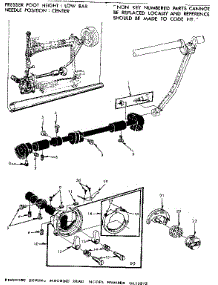 Shuttle Assembly parts for Kenmore Sewing Machine 158.13573 (15813573, 158 13573) from AppliancePartsPros.com