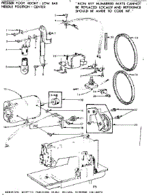 Motor Assembly parts for Kenmore Sewing Machine 158.13573 (15813573, 158 13573) from AppliancePartsPros.com