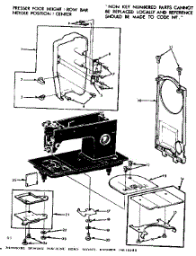 Needle Plate parts for Kenmore Sewing Machine 158.13580 (15813580, 158 13580) from AppliancePartsPros.com
