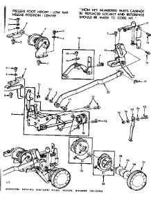 Geared Cam Assembly parts for Kenmore Sewing Machine 158.13580 (15813580, 158 13580) from AppliancePartsPros.com