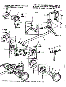 Geared Cam Assembly parts for Kenmore Sewing Machine 158.1358180 (1581358180, 158 1358180) from AppliancePartsPros.com