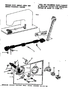 Shuttle Assembly parts for Kenmore Sewing Machine 158.1358180 (1581358180, 158 1358180) from AppliancePartsPros.com