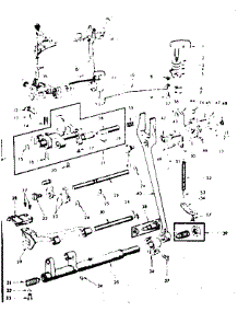 Feed Regulator Assembly parts for Kenmore Sewing Machine 158.14101 (15814101, 158 14101) from AppliancePartsPros.com