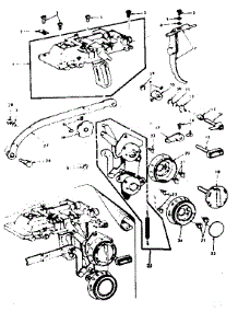 Geared Cam Assembly parts for Kenmore Mechanical Sewing Machine 158.14300 (15814300, 158 14300) from AppliancePartsPros.com