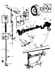 Presser Bar Assembly parts for Kenmore Mechanical Sewing Machine 158.14300 (15814300, 158 14300) from AppliancePartsPros.com