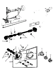 Shuttle Assembly parts for Kenmore Mechanical Sewing Machine 158.14300 (15814300, 158 14300) from AppliancePartsPros.com