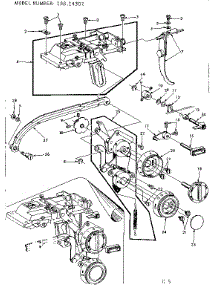 Geared Cam Assembly parts for Kenmore Mechanical Sewing Machine 158.14301 (15814301, 158 14301) from AppliancePartsPros.com