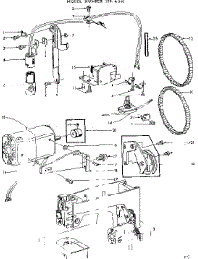 Motor Assembly parts for Kenmore Mechanical Sewing Machine 158.14310 (15814310, 158 14310) from AppliancePartsPros.com