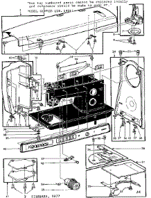 Base Assembly parts for Kenmore Mechanical Sewing Machine 158.14311 (15814311, 158 14311) from AppliancePartsPros.com