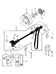 Take Up Lever Assembly parts for Kenmore Mechanical Sewing Machine 158.1440180 (1581440180, 158 1440180) from AppliancePartsPros.com