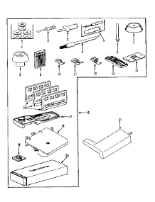Attachment Parts parts for Kenmore Mechanical Sewing Machine 158.1440180 (1581440180, 158 1440180) from AppliancePartsPros.com
