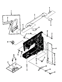 Needle Plate parts for Kenmore Mechanical Sewing Machine 158.1450180 (1581450180, 158 1450180) from AppliancePartsPros.com