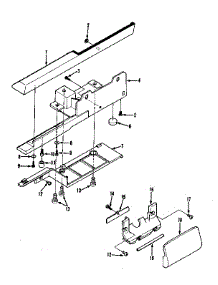 Shuttle Cover parts for Kenmore Mechanical Sewing Machine 158.1450180 (1581450180, 158 1450180) from AppliancePartsPros.com
