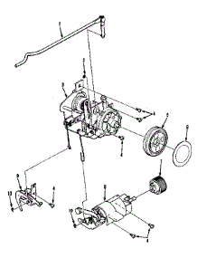 Zigzag Guide Assembly parts for Kenmore Mechanical Sewing Machine 158.1450180 (1581450180, 158 1450180) from AppliancePartsPros.com