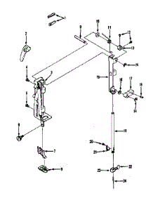 Presser Bar Assembly parts for Kenmore Mechanical Sewing Machine 158.1450180 (1581450180, 158 1450180) from AppliancePartsPros.com