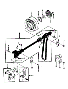 Take Up Lever Assembly parts for Kenmore Mechanical Sewing Machine 158.1450180 (1581450180, 158 1450180) from AppliancePartsPros.com