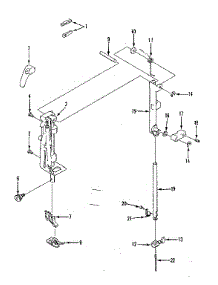 Presser Bar Assembly parts for Kenmore Sewing Machine 158.1450181 (1581450181, 158 1450181) from AppliancePartsPros.com
