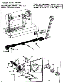 Shuttle Assembly parts for Kenmore Sewing Machine 158.14510 (15814510, 158 14510) from AppliancePartsPros.com