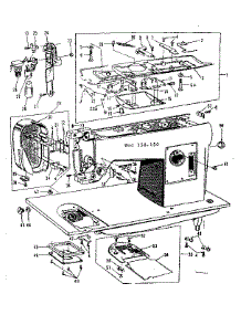 Base Assembly parts for Kenmore Mechanical Sewing Machine 158150 from AppliancePartsPros.com