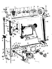 Shuttle Assembly parts for Kenmore Mechanical Sewing Machine 158150 from AppliancePartsPros.com