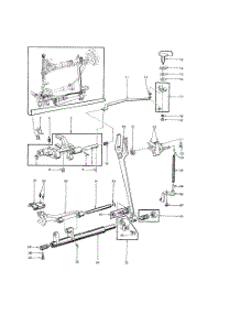 Feed Lifting Shaft Complete parts for Kenmore Mechanical Sewing Machine 158.15150 (15815150, 158 15150) from AppliancePartsPros.com