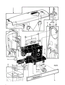 Arm Cover Complete parts for Kenmore Mechanical Sewing Machine 158.15250 (15815250, 158 15250) from AppliancePartsPros.com