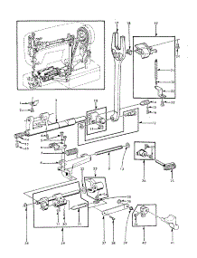 Feed Regulator parts for Kenmore Mechanical Sewing Machine 158.15250 (15815250, 158 15250) from AppliancePartsPros.com