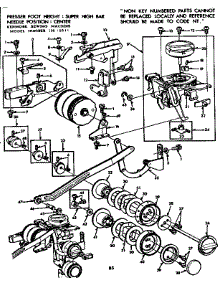 Geared Cam Assembly parts for Kenmore Sewing Machine 158.15511 (15815511, 158 15511) from AppliancePartsPros.com