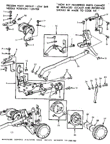 Geared Cam Assembly parts for Kenmore Mechanical Sewing Machine 158.1561180 (1581561180, 158 1561180) from AppliancePartsPros.com