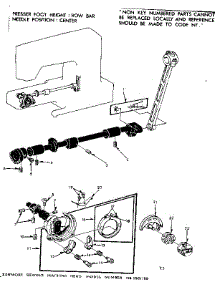 Shuttle Assembly parts for Kenmore Mechanical Sewing Machine 158.1561180 (1581561180, 158 1561180) from AppliancePartsPros.com