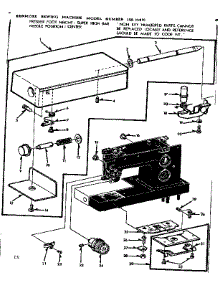 Needle Plate parts for Kenmore Sewing Machine 158.15810 (15815810, 158 15810) from AppliancePartsPros.com