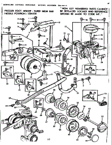 Zigzag Guide Assembly parts for Kenmore Sewing Machine 158.15810 (15815810, 158 15810) from AppliancePartsPros.com