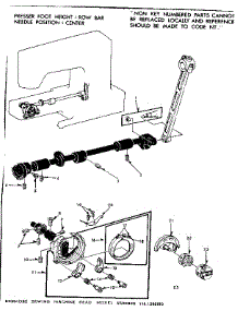Shuttle Assembly parts for Kenmore Mechanical Sewing Machine 158.1595180 (1581595180, 158 1595180) from AppliancePartsPros.com