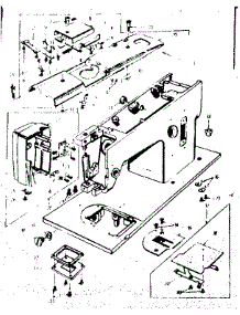 Unit Parts parts for Kenmore Mechanical Sewing Machine 158.16000 (15816000, 158 16000) from AppliancePartsPros.com