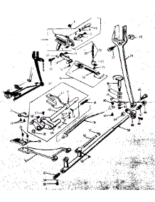 Feed Regulator Assembly parts for Kenmore Mechanical Sewing Machine 158.16012 (15816012, 158 16012) from AppliancePartsPros.com