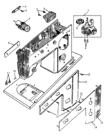 Arm Cover parts for Kenmore Mechanical Sewing Machine 158.16020 (15816020, 158 16020) from AppliancePartsPros.com