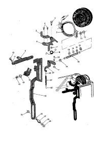 Clutch Brake parts for Kenmore Mechanical Sewing Machine 158.16030 (15816030, 158 16030) from AppliancePartsPros.com