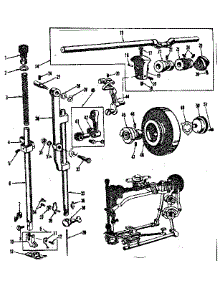 Presser Bar Assembly parts for Kenmore Mechanical Sewing Machine 158161 from AppliancePartsPros.com