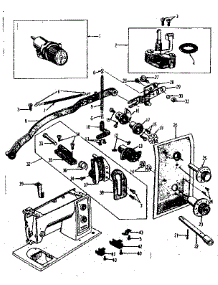 Zigzag Guide Assembly parts for Kenmore Mechanical Sewing Machine 158162 from AppliancePartsPros.com