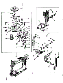 Cam Driver Axel Assembly parts for Kenmore Mechanical Sewing Machine 158162 from AppliancePartsPros.com