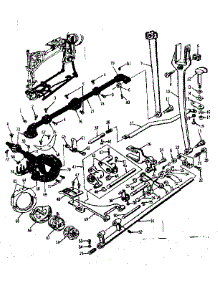 Feed Regulator And Shuttle Assembly parts for Kenmore Mechanical Sewing Machine 158162 from AppliancePartsPros.com