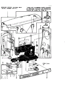 Unit Parts parts for Kenmore Mechanical Sewing Machine 158.16410 (15816410, 158 16410) from AppliancePartsPros.com