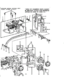 Zigzag Guide Assembly parts for Kenmore Mechanical Sewing Machine 158.16410 (15816410, 158 16410) from AppliancePartsPros.com