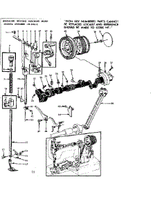 Presser Bar Assembly parts for Kenmore Mechanical Sewing Machine 158.16410 (15816410, 158 16410) from AppliancePartsPros.com
