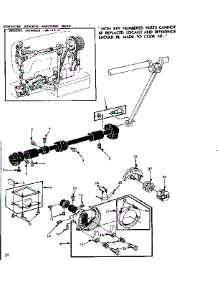 Shuttle Assembly parts for Kenmore Mechanical Sewing Machine 158.16410 (15816410, 158 16410) from AppliancePartsPros.com