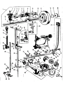 Shuttle Assembly parts for Kenmore Mechanical Sewing Machine 158.16490 (15816490, 158 16490) from AppliancePartsPros.com