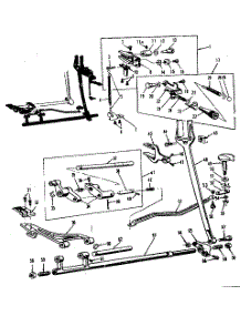 Feed Regulator Assembly parts for Kenmore Mechanical Sewing Machine 158.16490 (15816490, 158 16490) from AppliancePartsPros.com